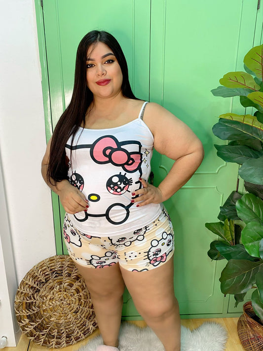 Conjunto Saturno "Curvy Hello Kitty"
