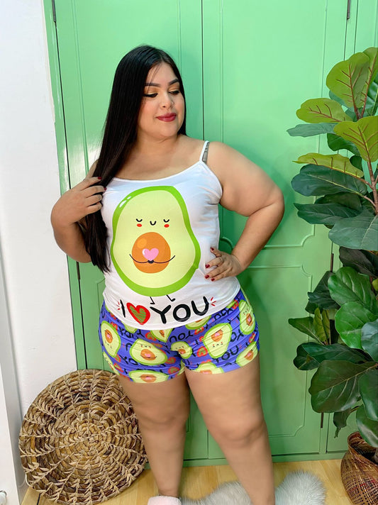 Conjunto Saturno "Curvy Aguacate"